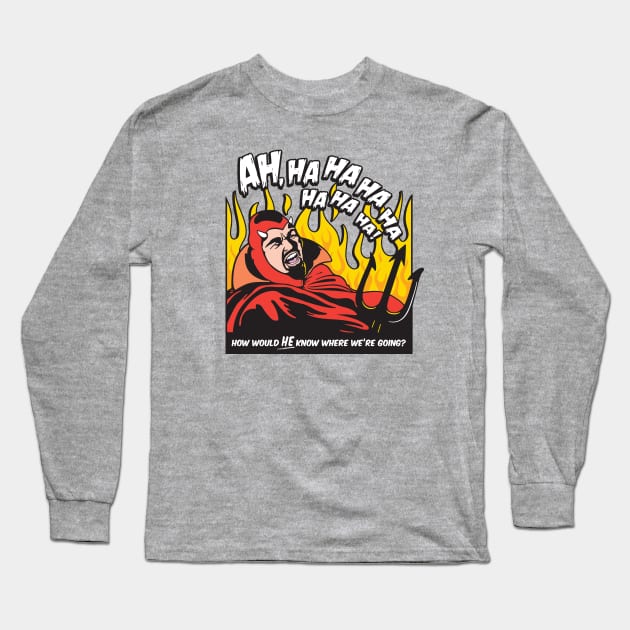 Devil John Candy - Del Griffith Long Sleeve T-Shirt by Chewbaccadoll